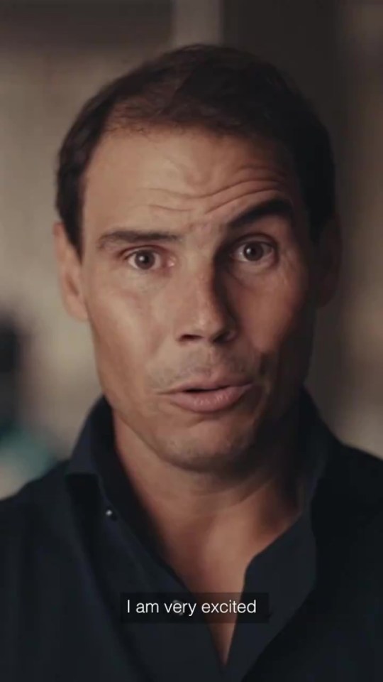 Rafael Nadal released personal montages of his family in his retirement video