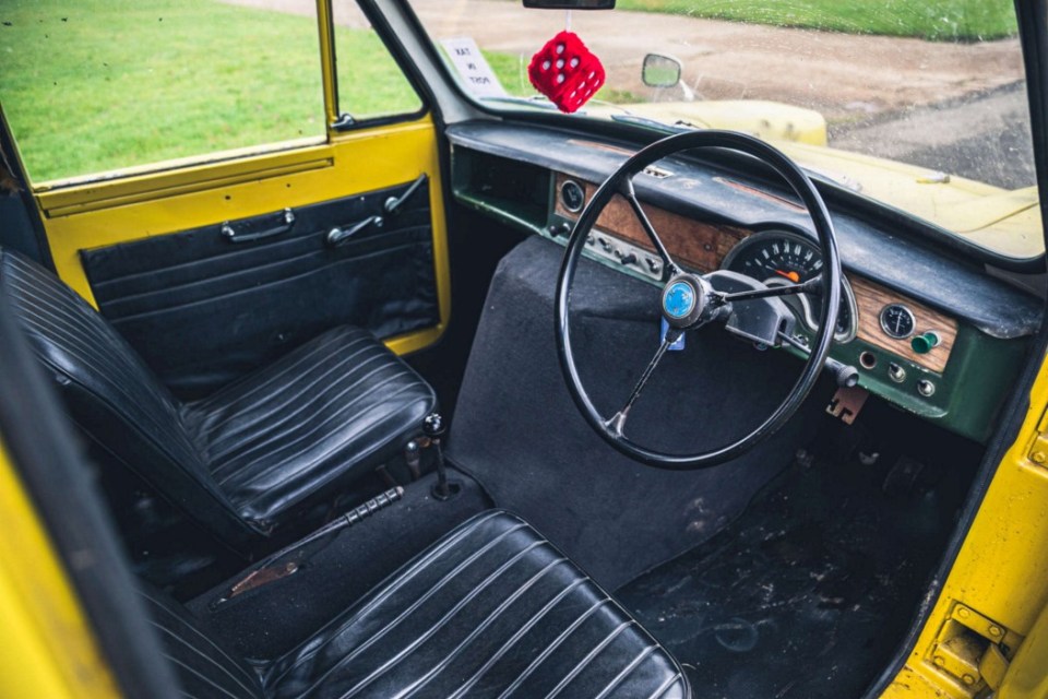 It's believed to be one of six Reliant's used in the sitcom