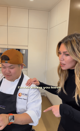 Abbey chatted to the Nobu chefs in her kitchen