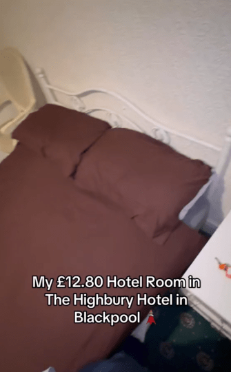 The bedsheets were 'dirty' according to the hotel reviewer