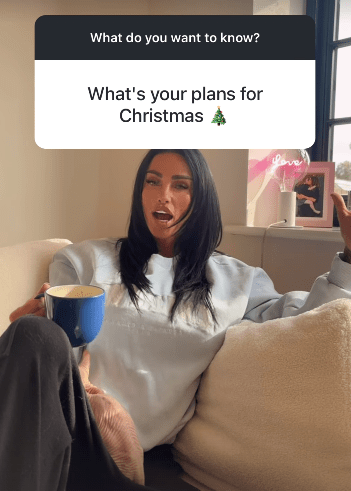 Katie Price has revealed her plans for Christmas