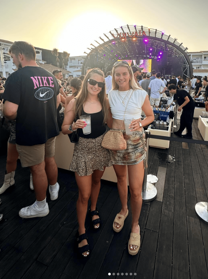 Last summer, Toone and Russo enjoyed Vip treatment at Ushuaïa Ibiza Beach Hotel