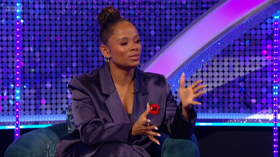 Fleur East asked the comedian if he was scared to be the first out the gate