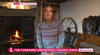 the yorkshire shepherdess amanda owen is on the screen