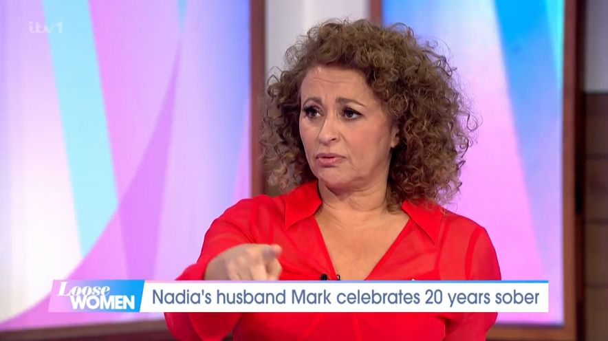 Nadia Sawalha was the first to notice something was wrong with her co-star