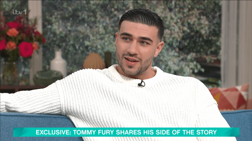 Tommy Fury appeared on This Morning yesterday to discuss his new book