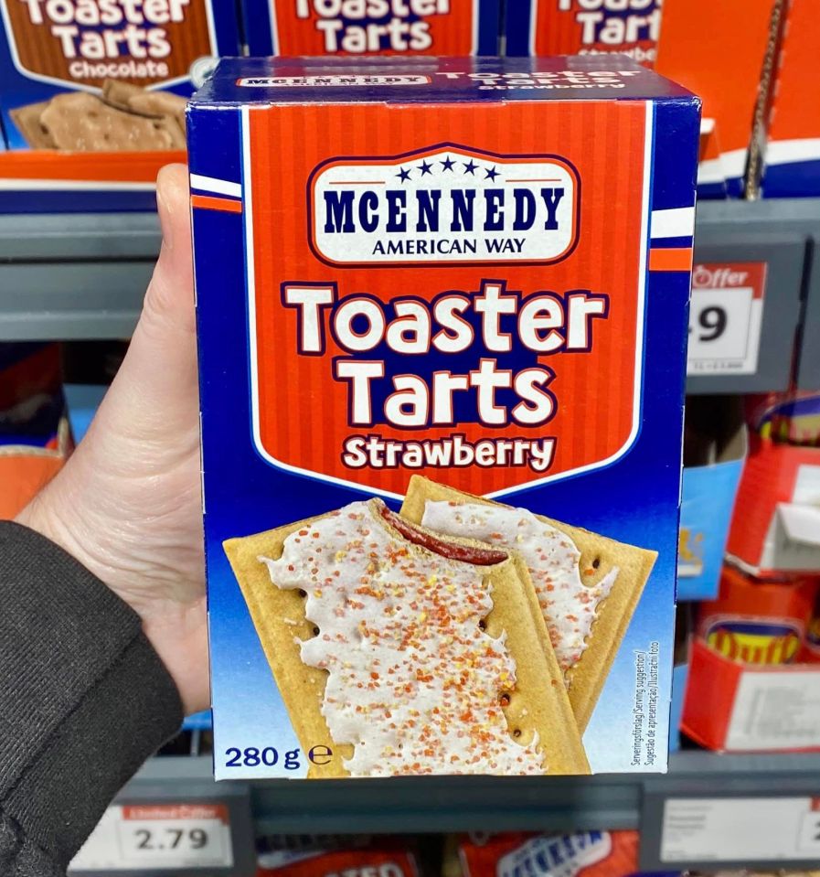 Lidl's Strawberry Toaster Tarts were spotted in store