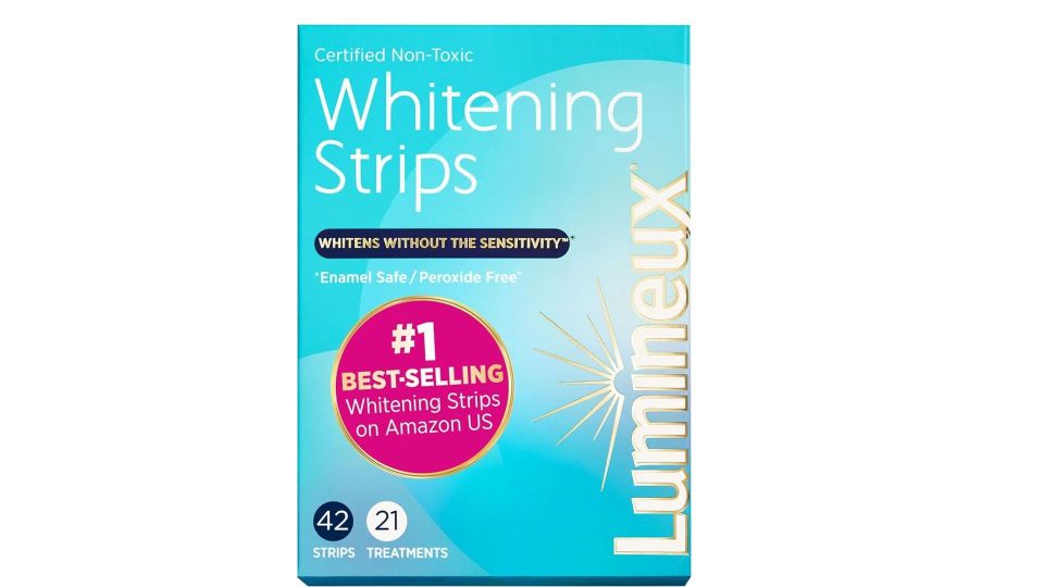 The strips are an alternative to chemical teeth whitening