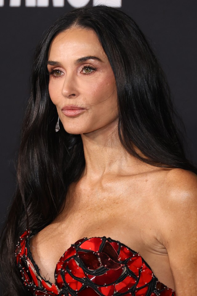 LOS ANGELES, CALIFORNIA - SEPTEMBER 16: Demi Moore attends the Los Angeles premiere of "The Substance" at Directors Guild Of America on September 16, 2024 in Los Angeles, California. (Photo by Aliah Anderson/WireImage)