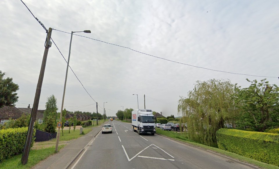 The crash happened at the junction of Wisbech Road and Church End, close to the Cambridgeshire border