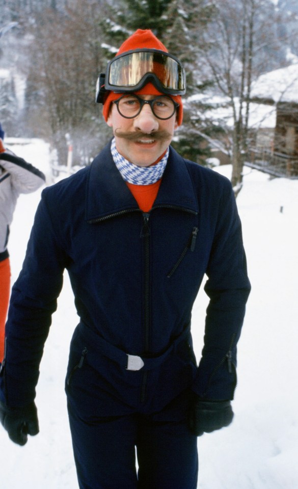 Can you guess which royal family member is in disguise here on their ski holiday?