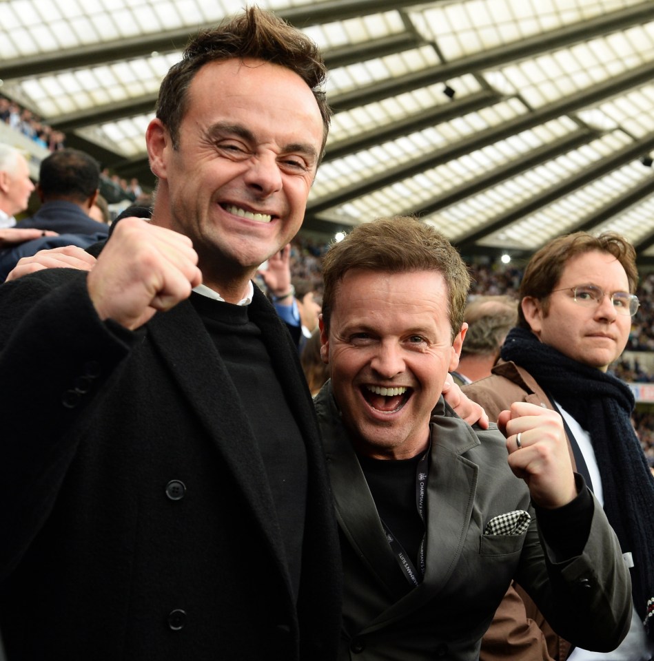 Ant and Dec attended Newcastle's first match following the takeover in 2021