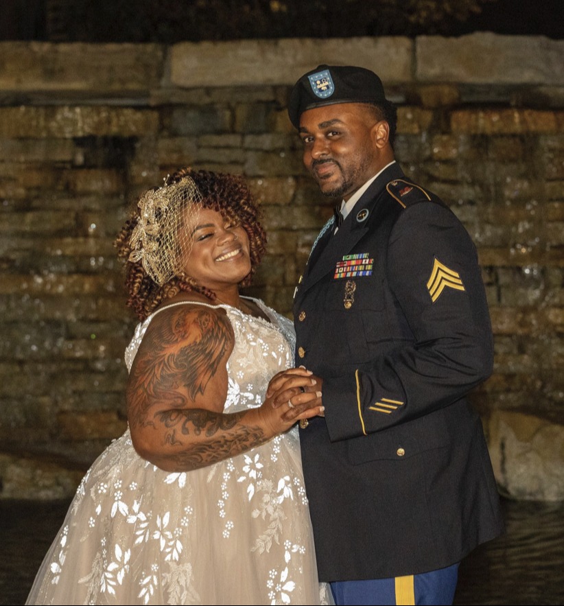 Tiffany Banks and her newlywed husband, Joseph had a beautiful wedding in front of friends and family last September