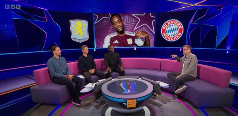 Chapman has been on the sofa for the new BBC Champions League highlights show