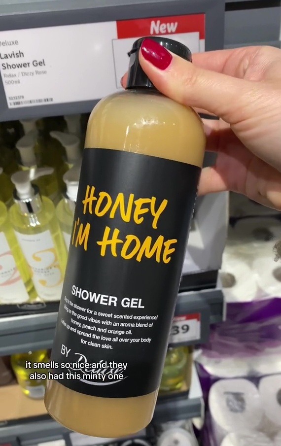 This shower gel is thought to be inspired by Lush's Honey I Washed the Kids