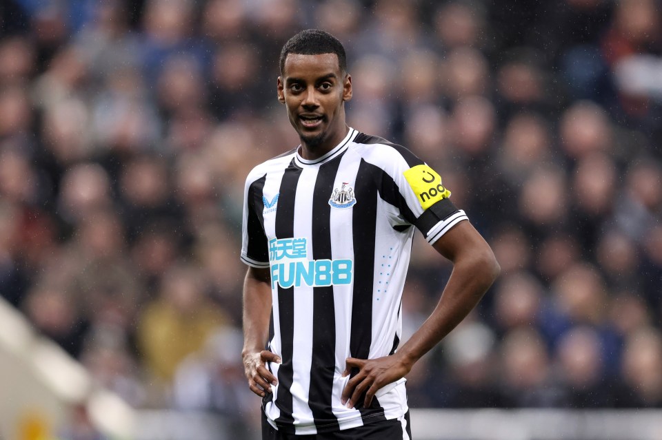 Newcastle's Alexander Isak is also a target