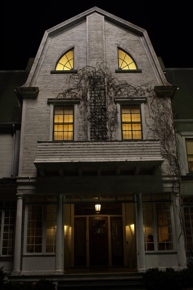 The eerie looking house used for Amityville Horror