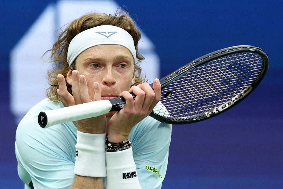 Andrey Rublev suffered a gruelling five-set defeat to Grigor Dimitrov in New York