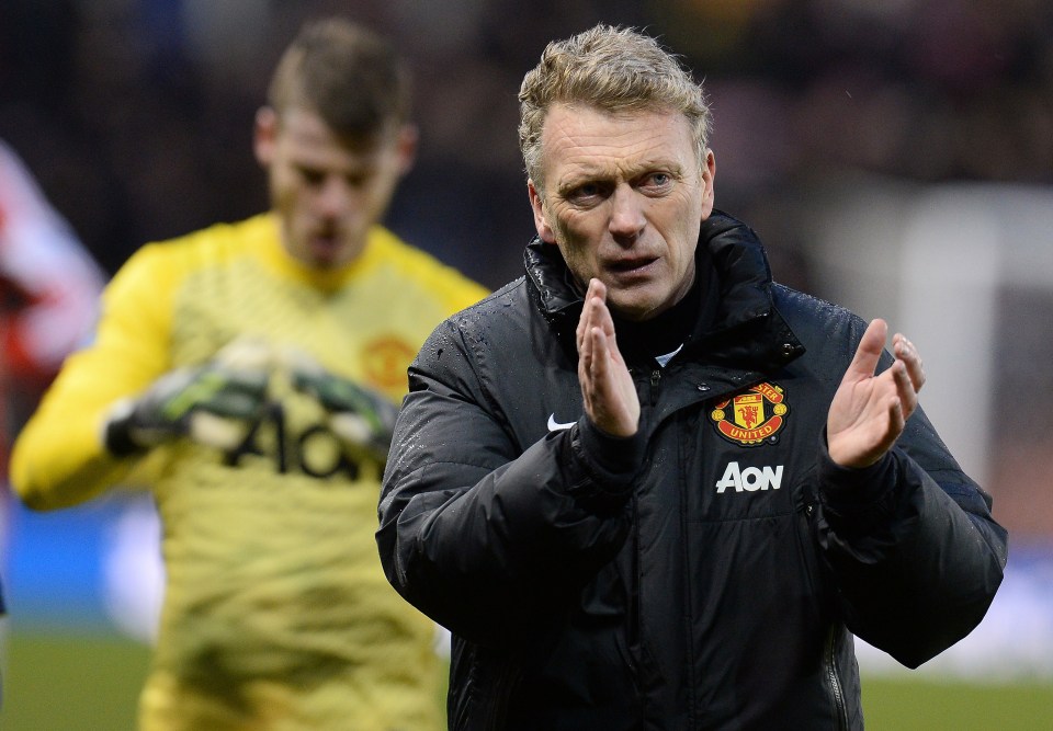 Moyes was the first Red Devils manager after Sir Alex Ferguson