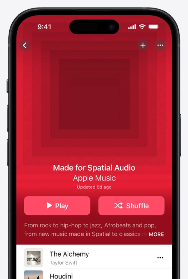 Spotify rival Apple Music is available as part of all three Apple One bundle tiers