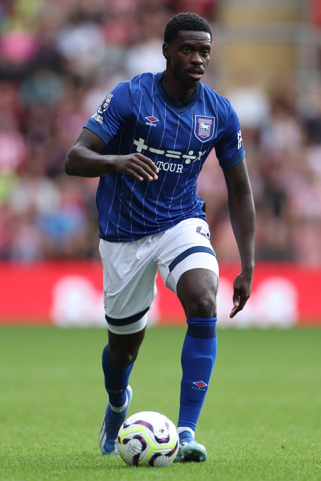 Axel Tuanzebe missed Ipswich's 4-1 defeat to West Ham after 'almost losing his thumb' in a freak accident