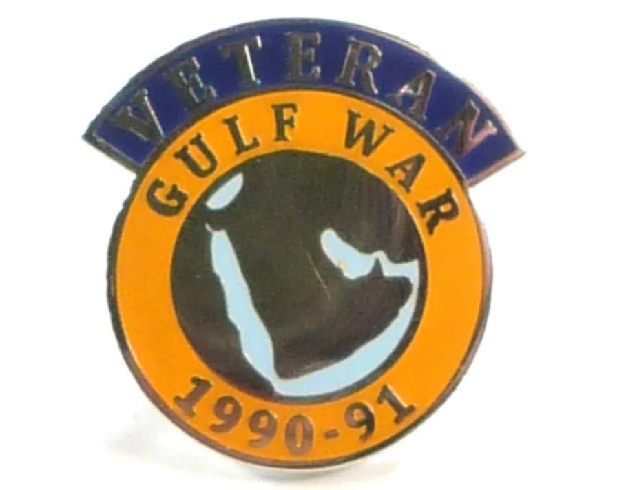 The badge for veterans of the Iraq War from 1990 to 1991 was allegedly spotted on Brackenridge