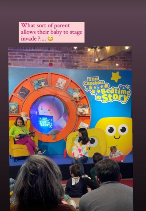 Nina jokes about her children invading the stage