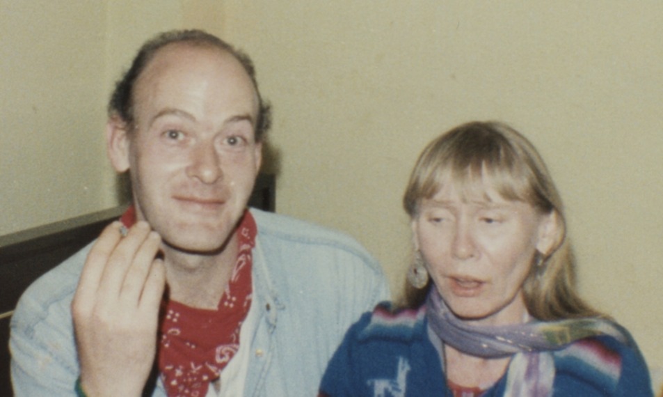 John Sweeney and Delia Balmer while they were together