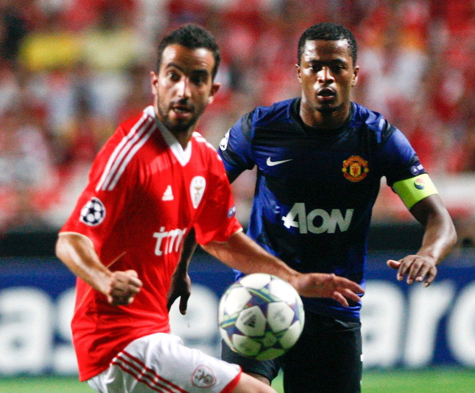 Amorim was part of the Benfica team that drew twice with United in the Champions League