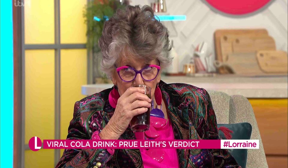 Prue Leith and Lorraine try the viral Cola cocktail