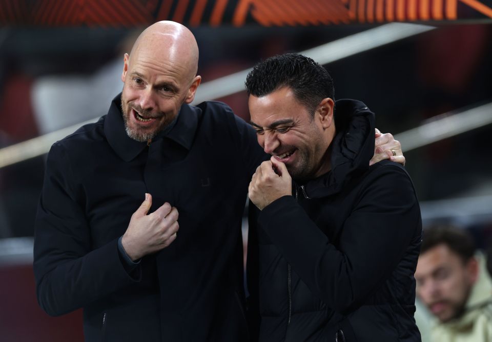 Xavi has been linked with replacing Erik ten Hag at Man Utd