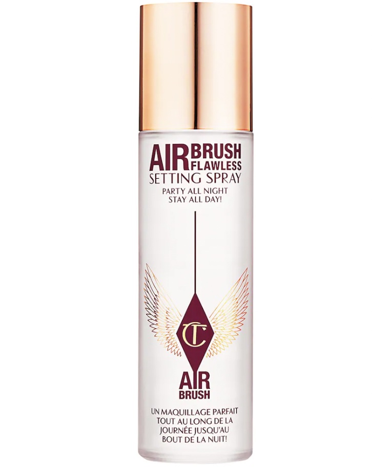 a bottle of airbrush flawless setting spray