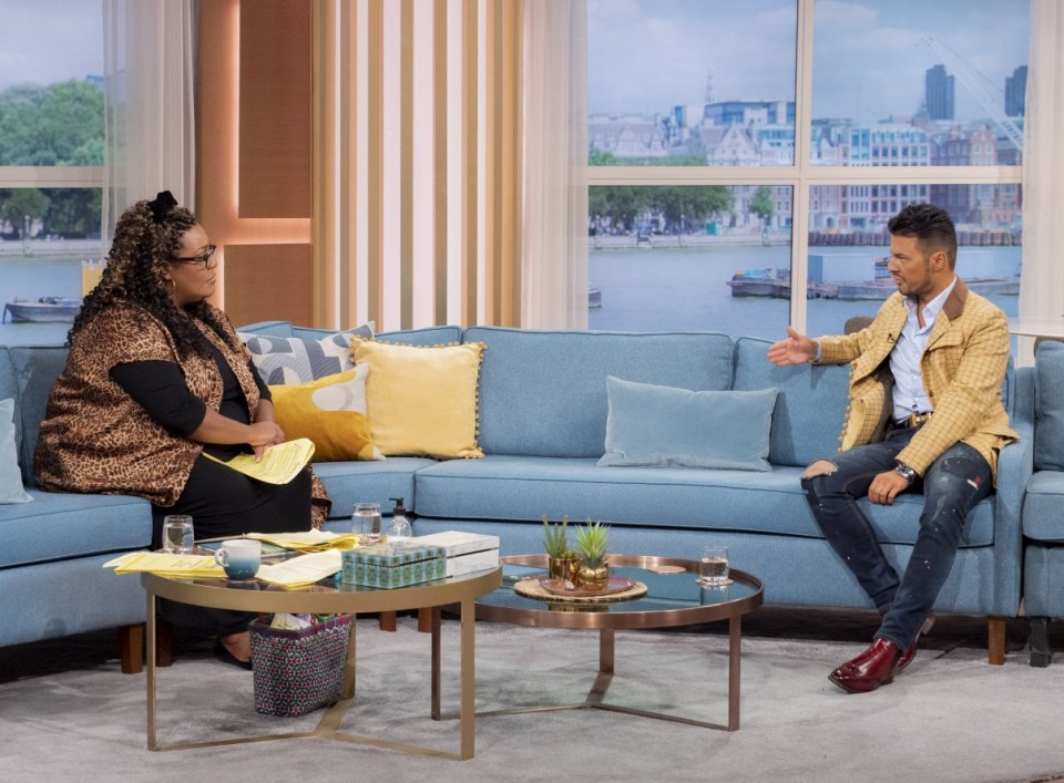 Jimmy Featherstone with Alison Hammond on ITV's This Morning