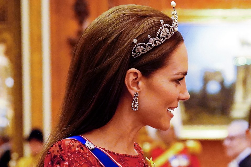 Kate's Lotus Flower Tiara was originally a necklace