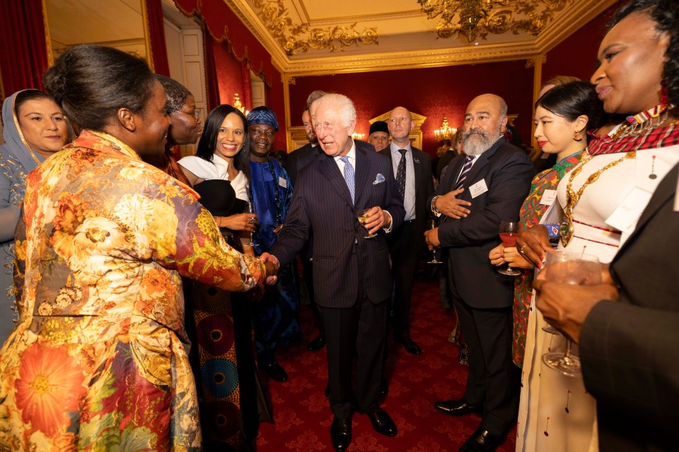 Charles hosted a reception to celebrate the Commonwealth Diaspora ahead of his visit