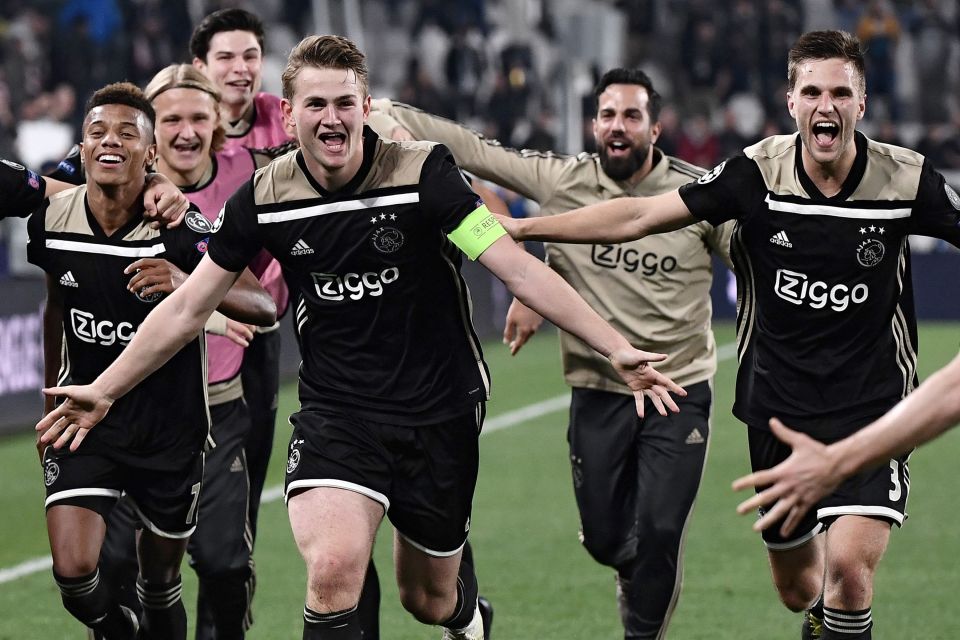 Ajax's class of 2019 won admirers for their football in Europe