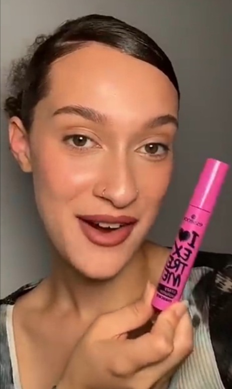 Trulee Rodney was inspired to try the mascara, pictured, after watching a TikTok video