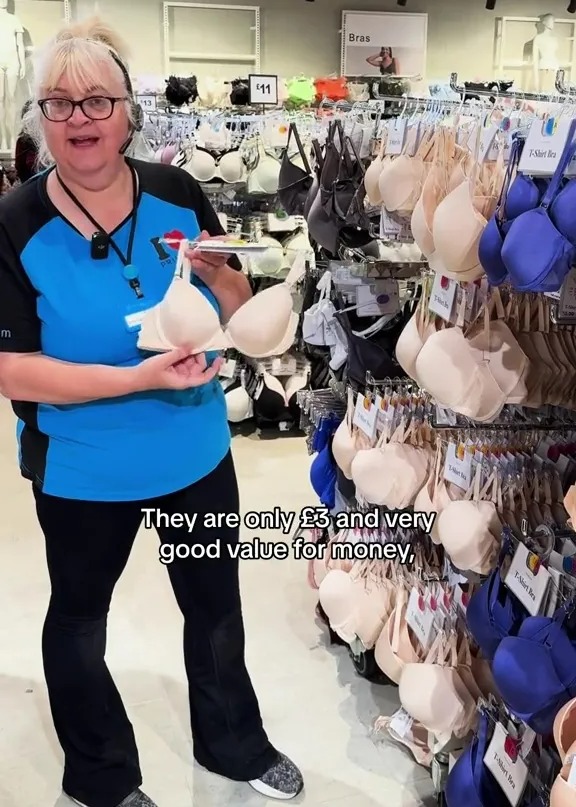 Meanwhile, the £3 bras are great quality