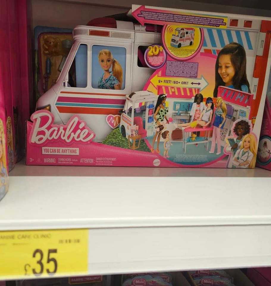 A shopper spotted the Barbie Care Clinic toy selling for £35 in B&M