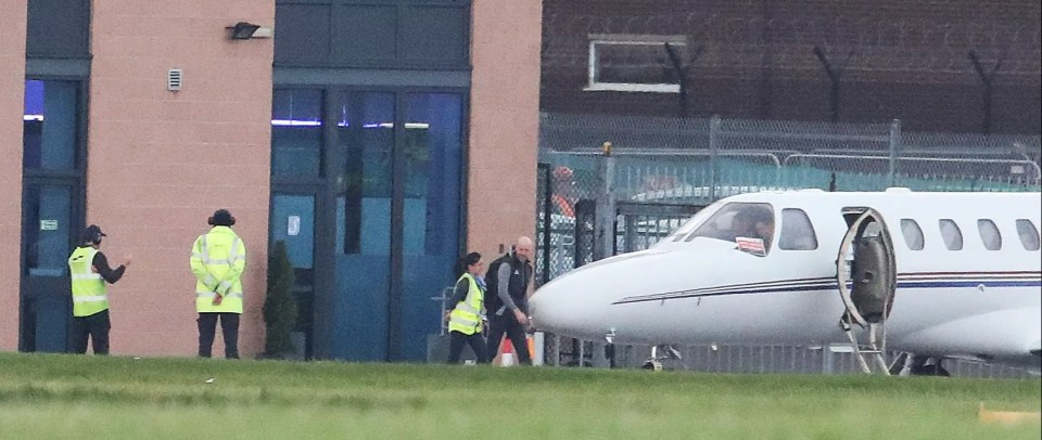 Ten Hag flew back to Holland on a private jet