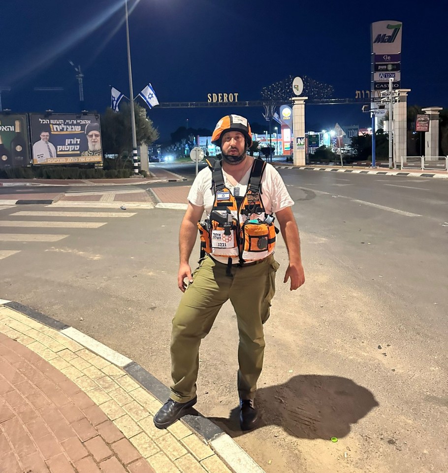 Chezi Rosenbaum was one of the first emergency rescuers to have been dispatched to southern Israel