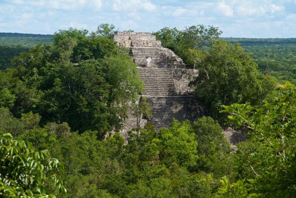 Valeriana, thought to be the second biggest Mayan city, was discovered near the ancient civilisation's biggest site Calakmul (pictured above)