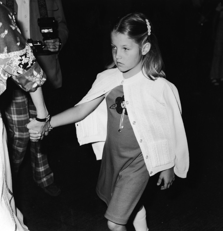 Lisa Marie was nine years old when dad Elvis died in his bathroom with 14 different substances in his system in 1977