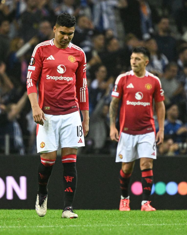 Casemiro had another miserable night in United's midfield