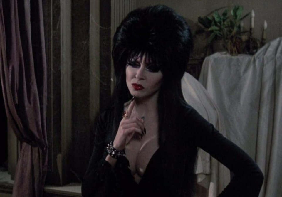 Cassandra Peterson in Elvira: Mistress of Darkness