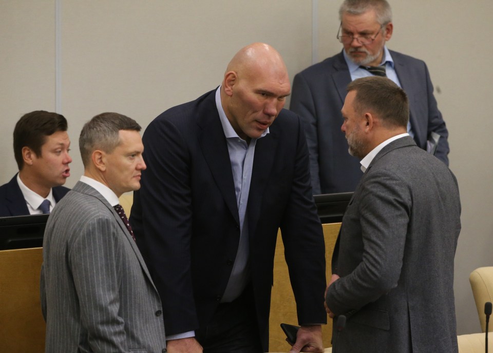 Valuev, seen in the lower chamber of Russia’s Parliament, in his guise as an MP