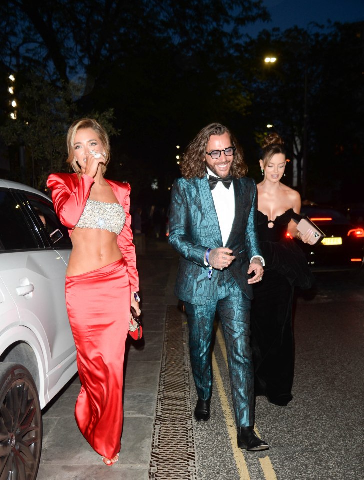 Maura Higgins and Pete Wicks pictured at the BAFTA TV Awards this year