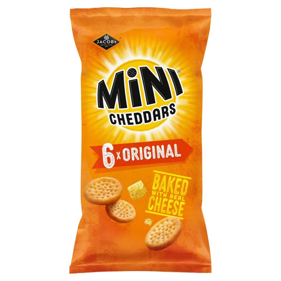 Jacob’s Mini Cheddars are now £1.35 for six at Morrisons