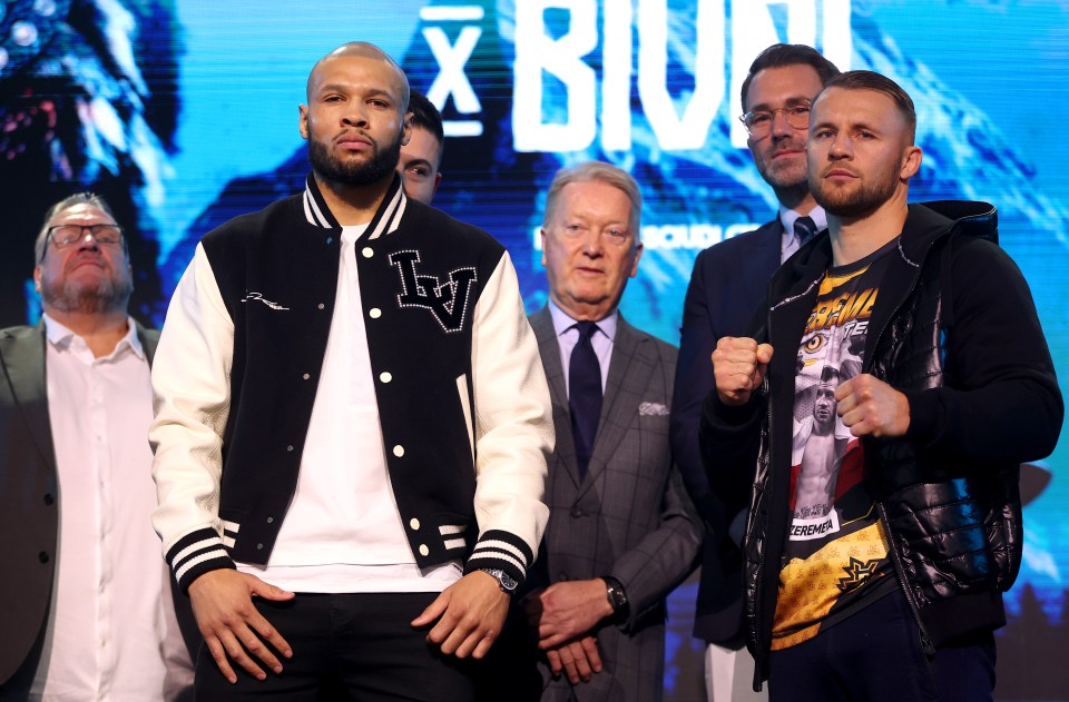 Eubank Jr and Kamil Szeremeta ahead of their fight