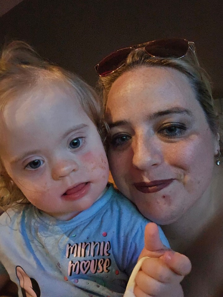 Maggie Mae, who has Down's Syndrome, had to deal with chemo when she was a newborn